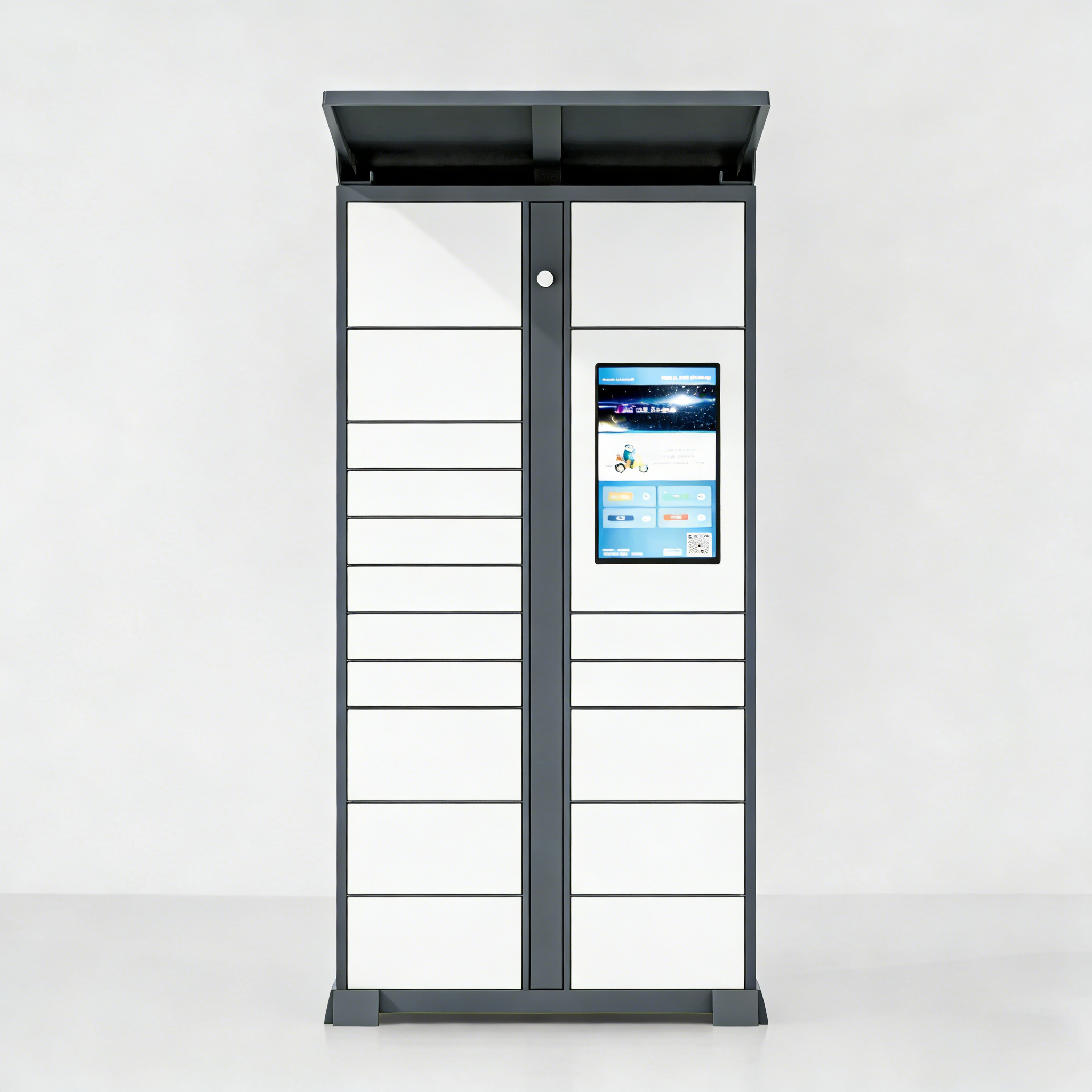 Public Parcel Lockers - Front View